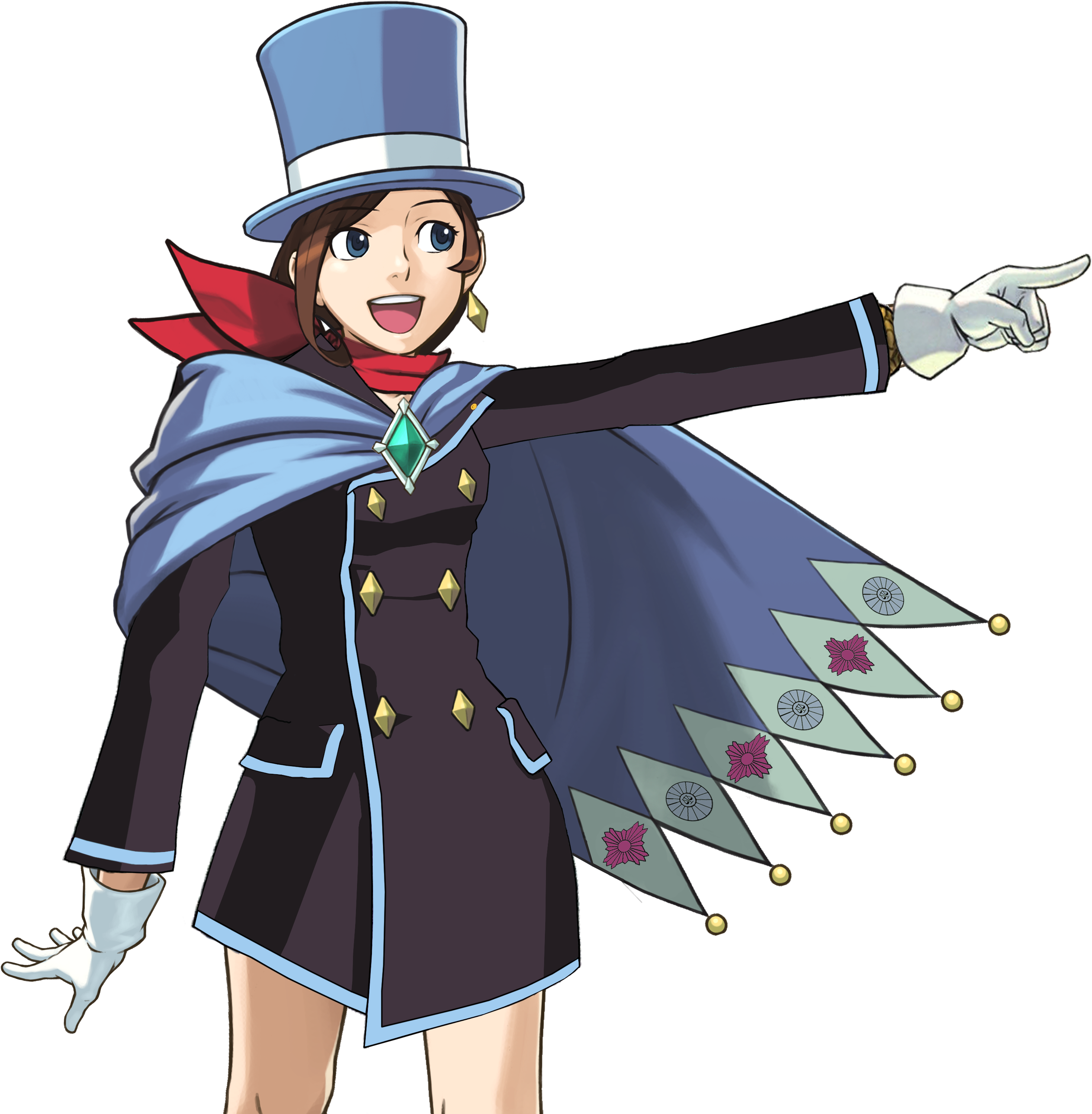 Ace Attorney (3445x3169), Png Download