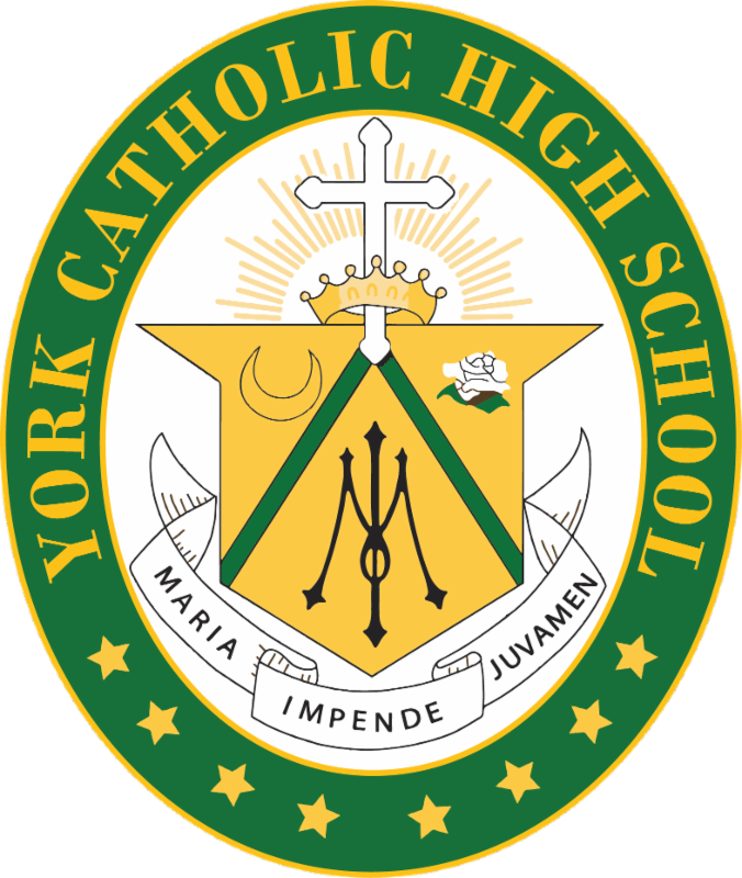 Peace Symbol Clipart Translucent - York Catholic High School (676x800), Png Download