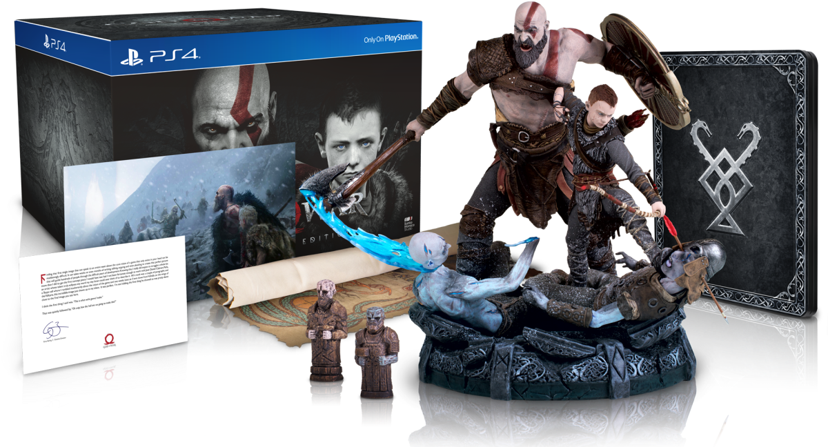 God Of War Players Uncover A Secret Hidden In The Collector's - 9 Kratos & Atreus Statue By Gentle Giant (1200x675), Png Download