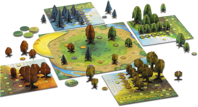 Photosynthesis Board Game Layout - Photosynthesis Board Game Review (700x476), Png Download