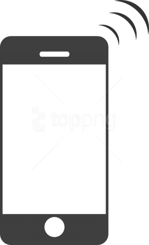 Free Png Download Iphone Png Black And White S Png - Iphone Clip Art Png (480x790), Png Download