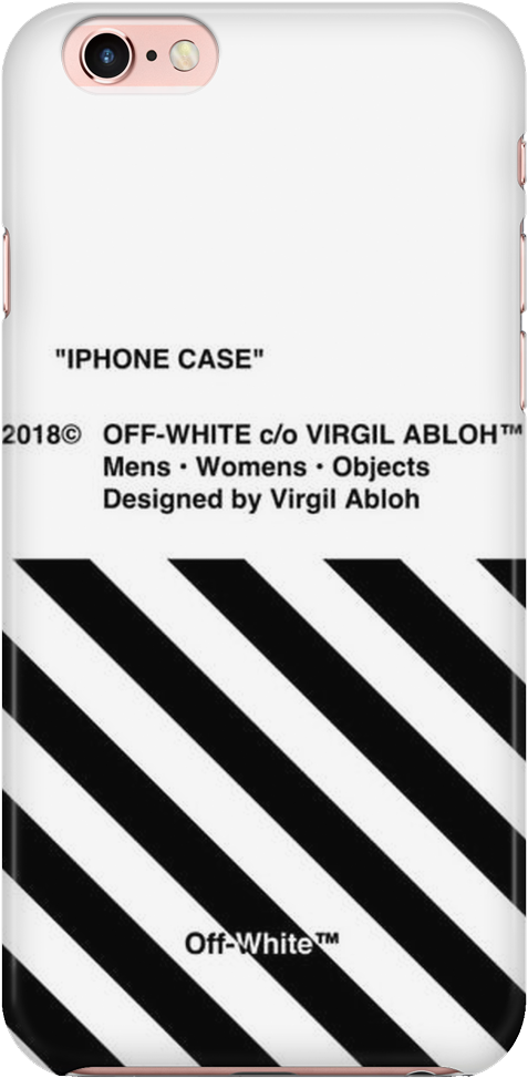 Off White "iphone Case" Stripes - Off White Iphone Case (1024x1024), Png Download