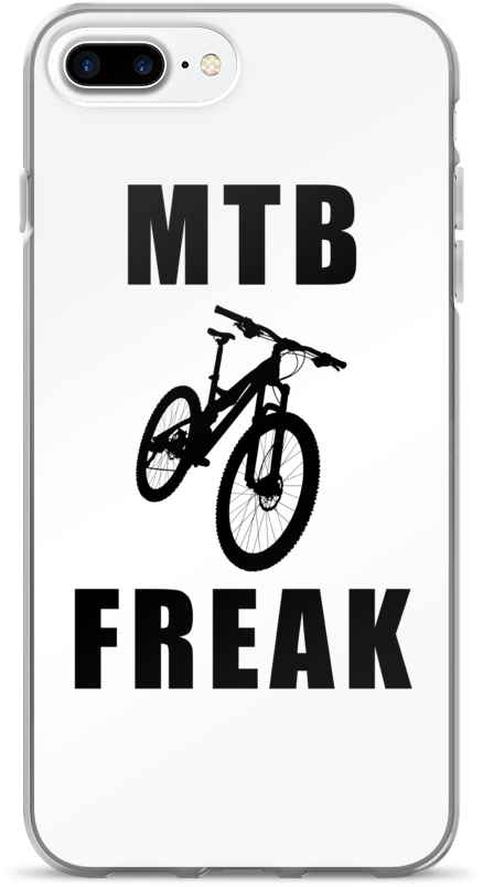 Mtb Freak White Iphone Case - Bicycle (1000x1000), Png Download