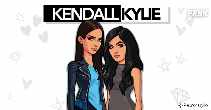 Kendall E Kylie Jenner Também Ganharam Versões Em Desenho - Kendall And Kylie Game (950x355), Png Download