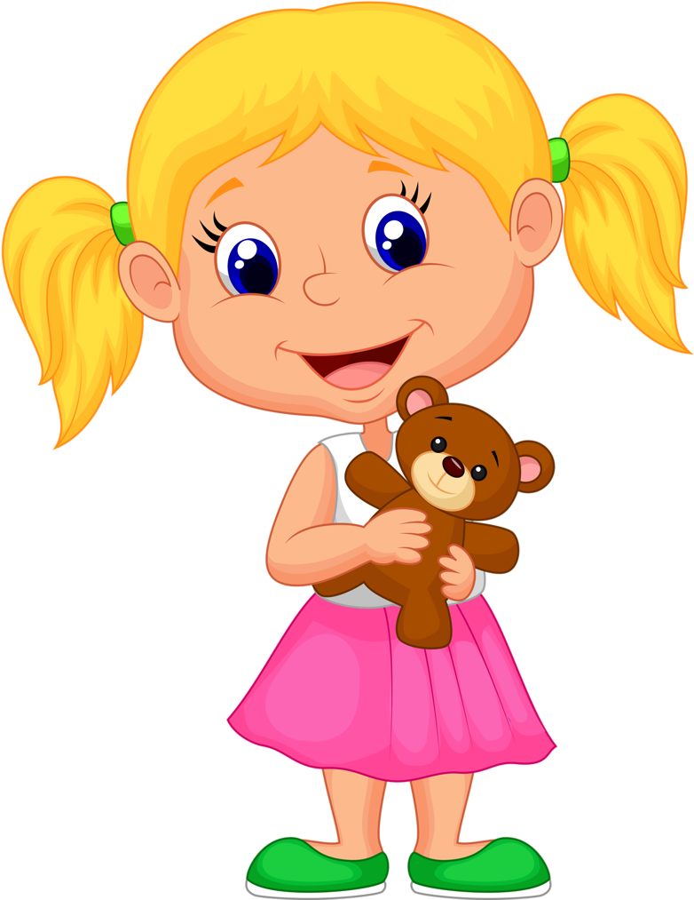 Girls ‿✿⁀○ - Little Girl Clipart (785x1024), Png Download