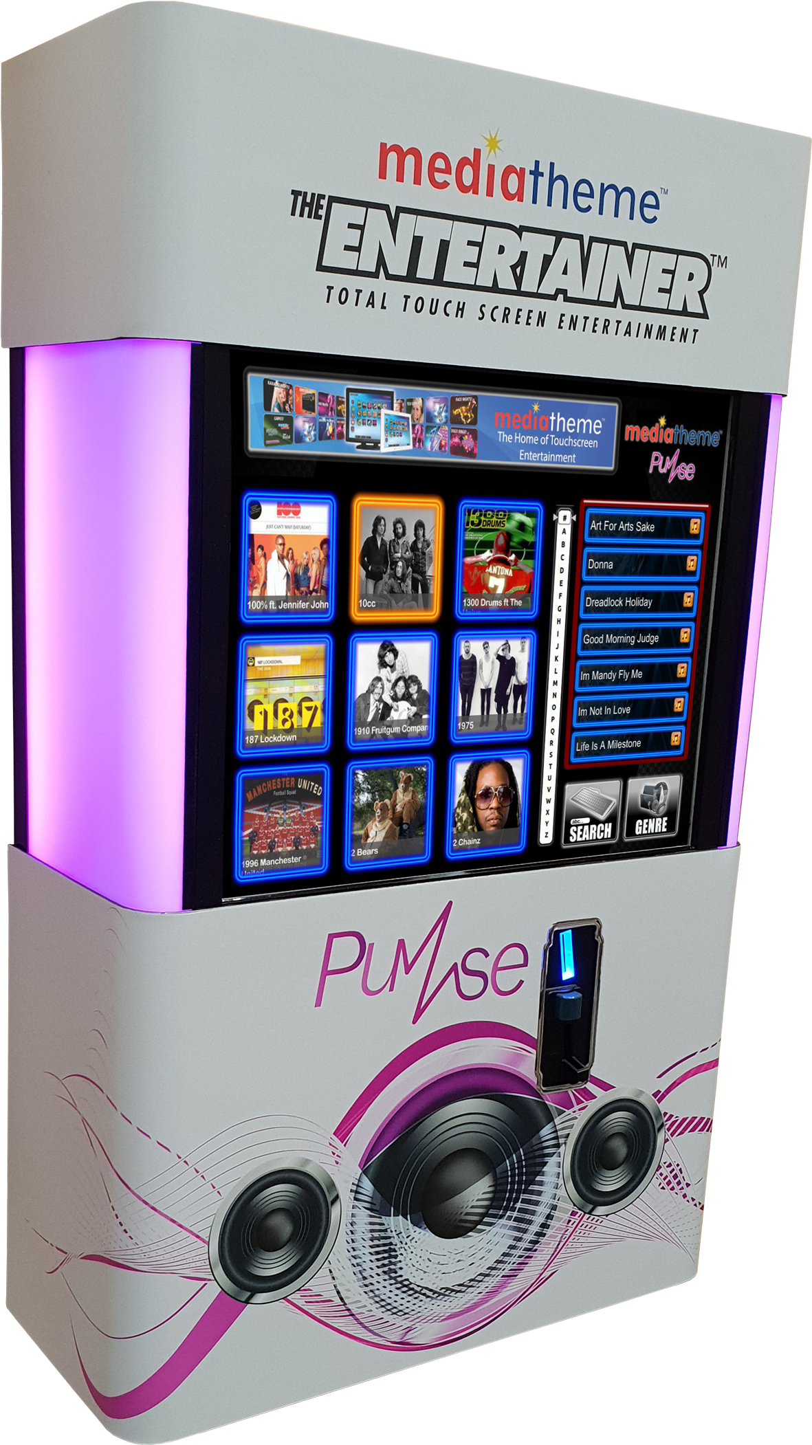 Pulse Jukebox Features - Vending Machine (1264x2127), Png Download