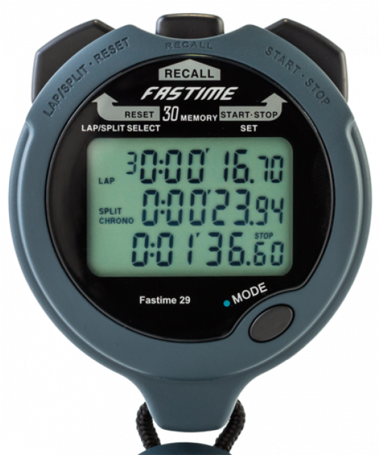 30 Lap Memory Stopwatch With Countdown Timer - Stopwatch (650x650), Png Download