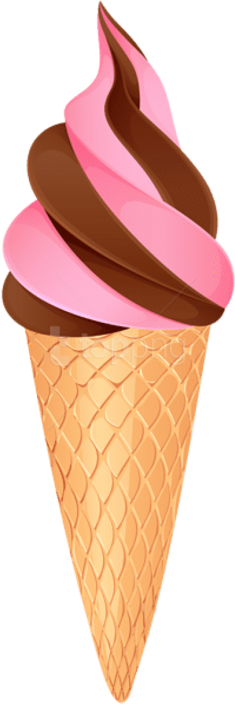 Free Png Download Two-color Ice Cream Png Images Background - Clip Art (480x1392), Png Download