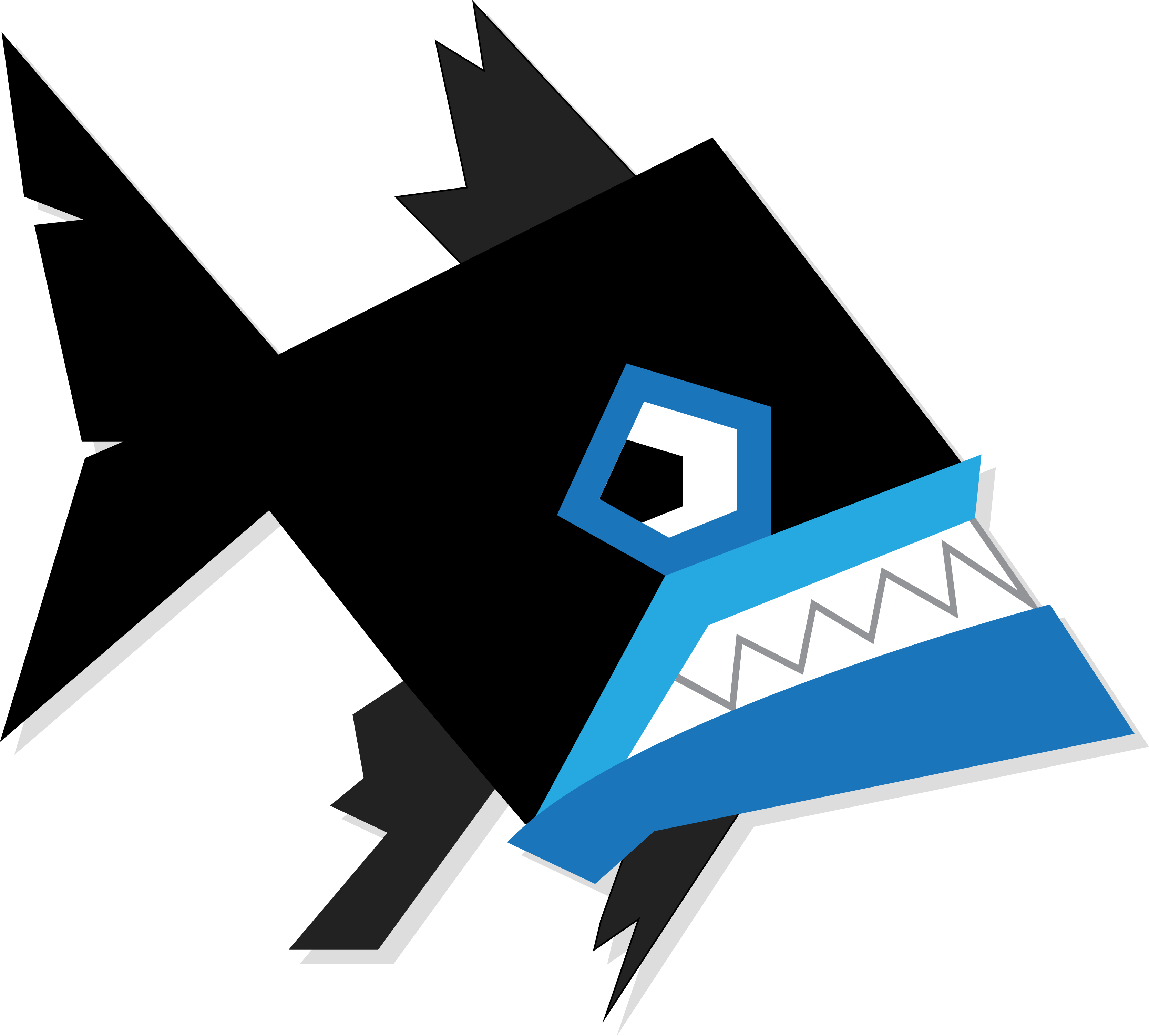 Jawfish Design And Development Logo - Jet Aircraft (3335x3006), Png Download