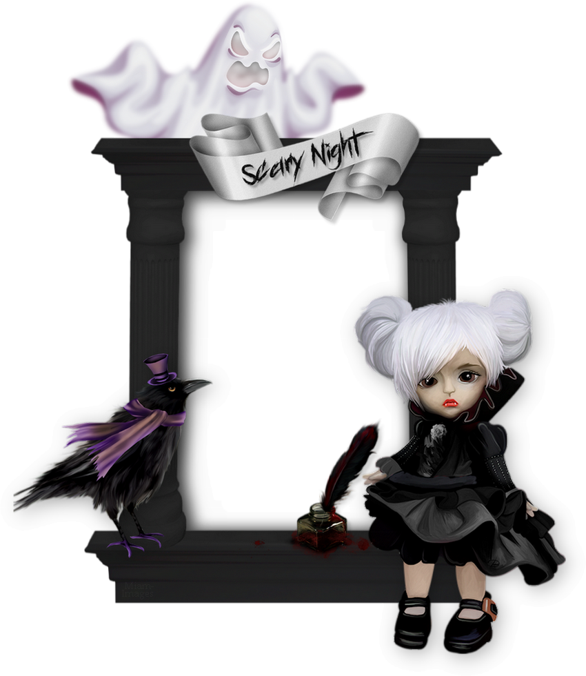 Gothic Frame Png - - Action Figure (850x980), Png Download