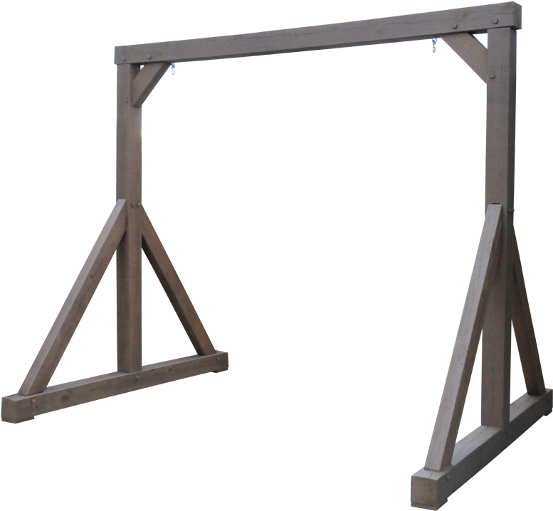 Wooden Ruff Swing Frame - Plywood (800x784), Png Download
