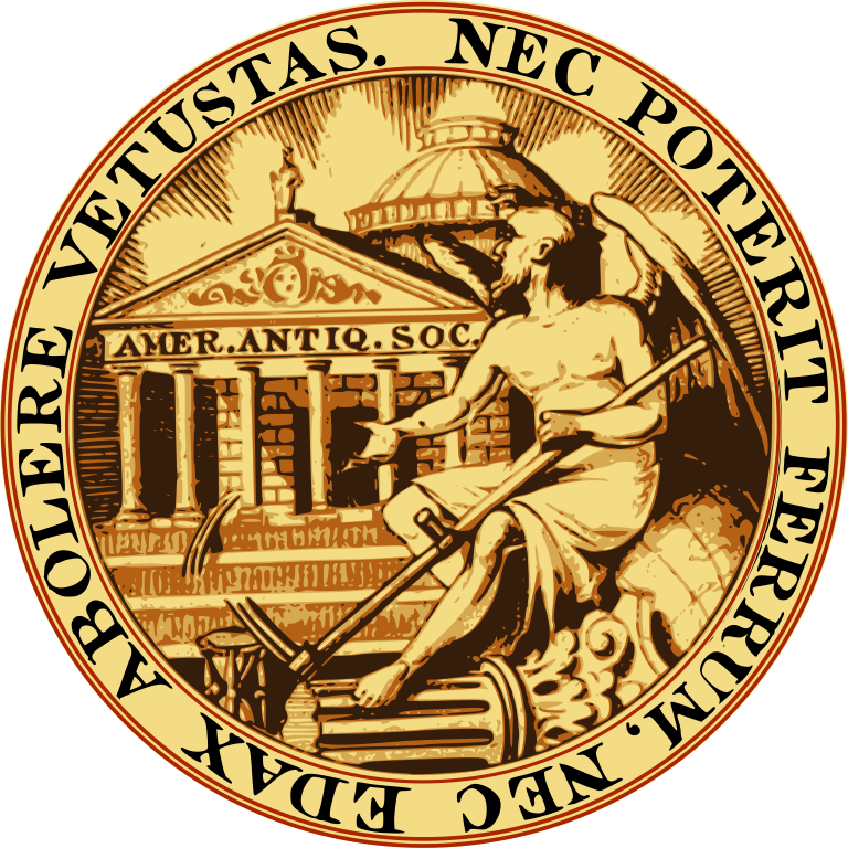 American Antiq Soc Seal - Coin (768x768), Png Download
