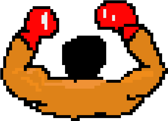 Boxer - Pepe Frog Pixel Png (710x530), Png Download