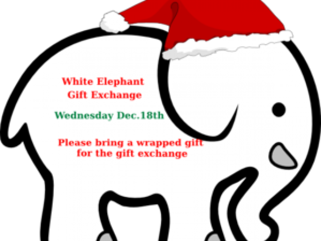 Black And White Elephant Vector (640x480), Png Download