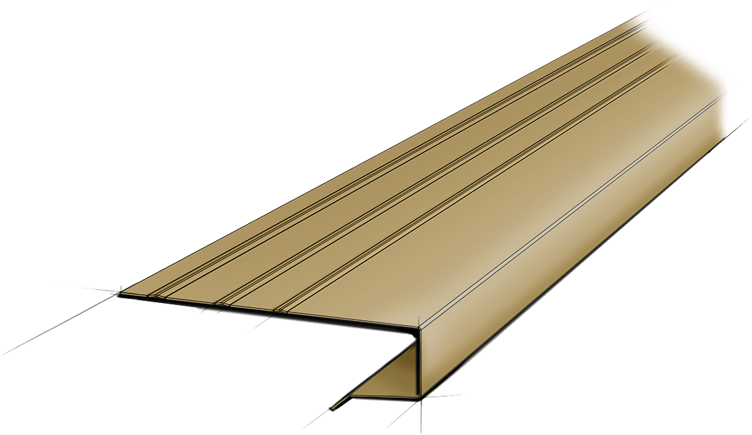 C-style Drip Edge - Plank (1138x696), Png Download