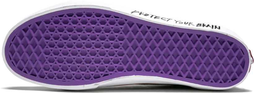 white vans blue sole