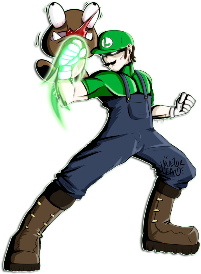 Similar - Luigi Punch (840x951), Png Download