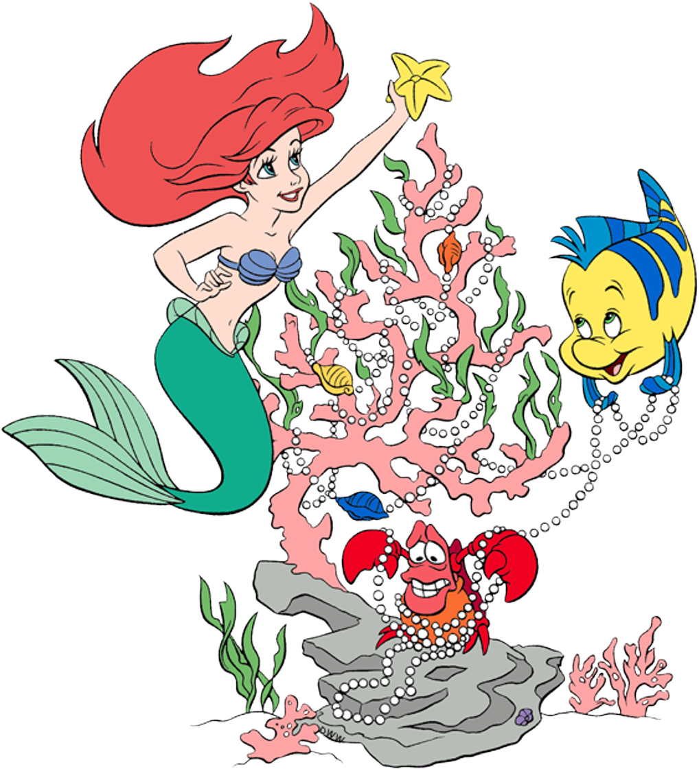 Thelittlemermaid Sticker (1024x1125), Png Download