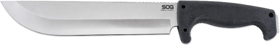 Sog Jungle Canopy Satin Clip Point Straight Edge Fixed - Sog Jungle Canopy (979x402), Png Download