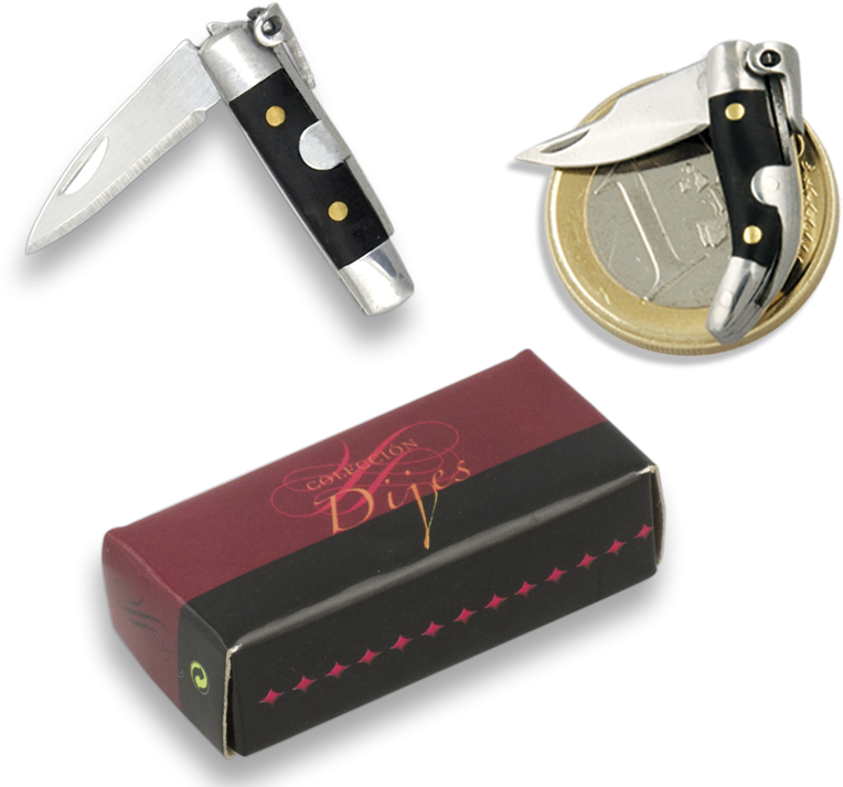 Pocket Knife Miniature Dije Machete - Navajas Miniatura (817x751), Png Download