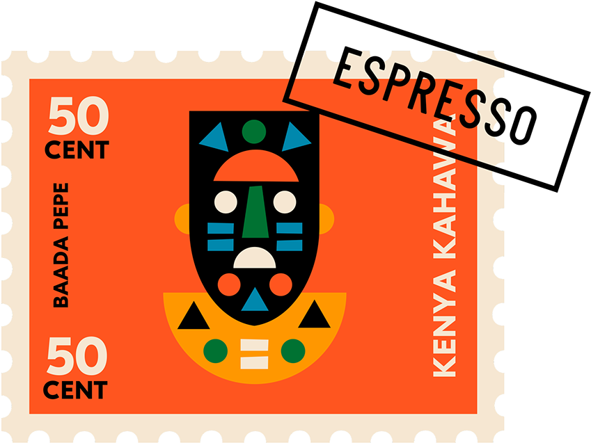 Packaging Postage Stamps For Kokomo Coffee's African - Poster (1200x848), Png Download