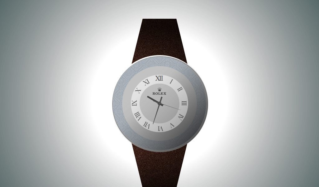 Analog Watch (1024x600), Png Download