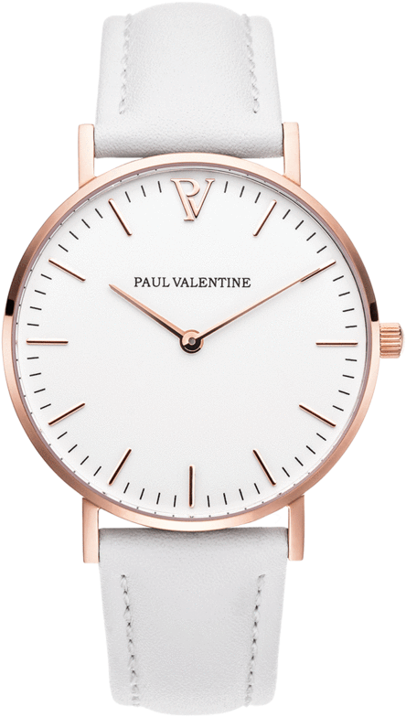 Paul Valentine Rose Gold Watch (683x1024), Png Download