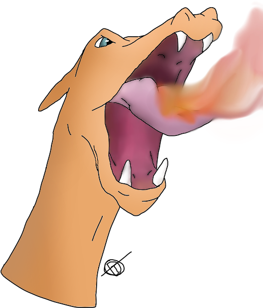 I'm A Breath Of Fire - Cartoon (675x900), Png Download