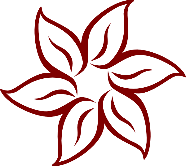Hawaii Flower Coloring Pages (600x536), Png Download