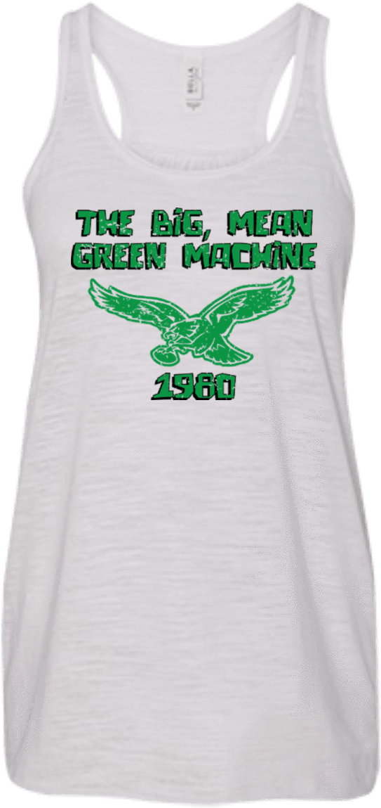 1980 Philadelphia Eagles Inspired Flowy Racerback Tank - Active Tank (1155x1155), Png Download