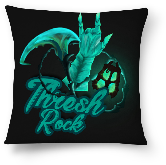 Almofada Thresh Rock De Carol Correiana - Cushion (800x800), Png Download