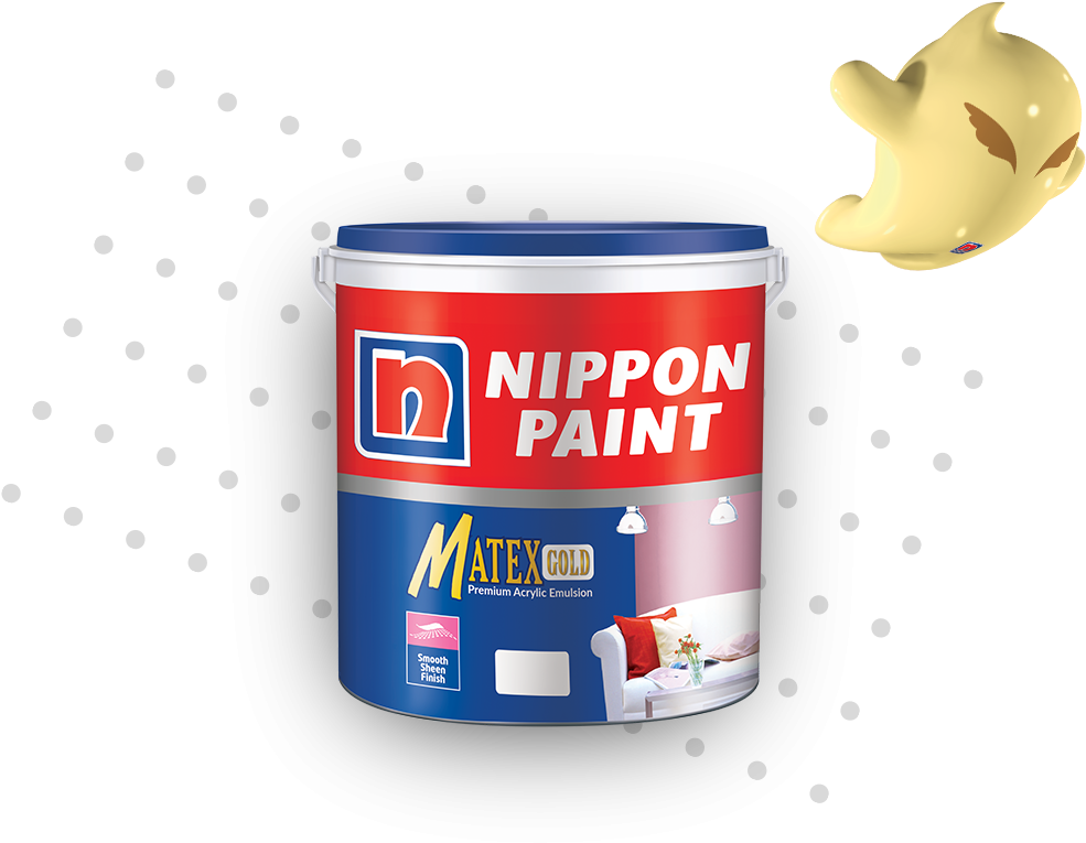 Matex Gold - 20 Ltr - Nippon Paint Matex Gold (984x777), Png Download