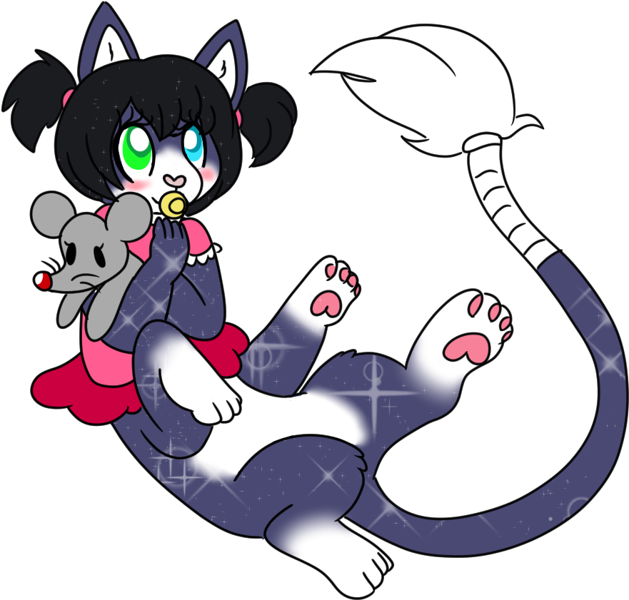 Babbu Kitty - Mörk Materia (1100x1000), Png Download