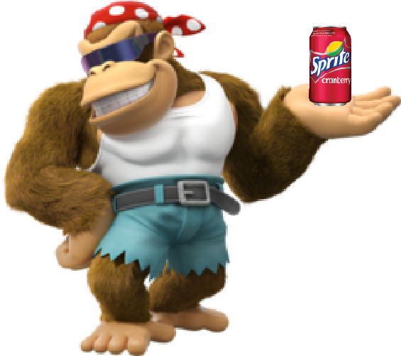 Super Smash Bros - Funky Kong (628x557), Png Download