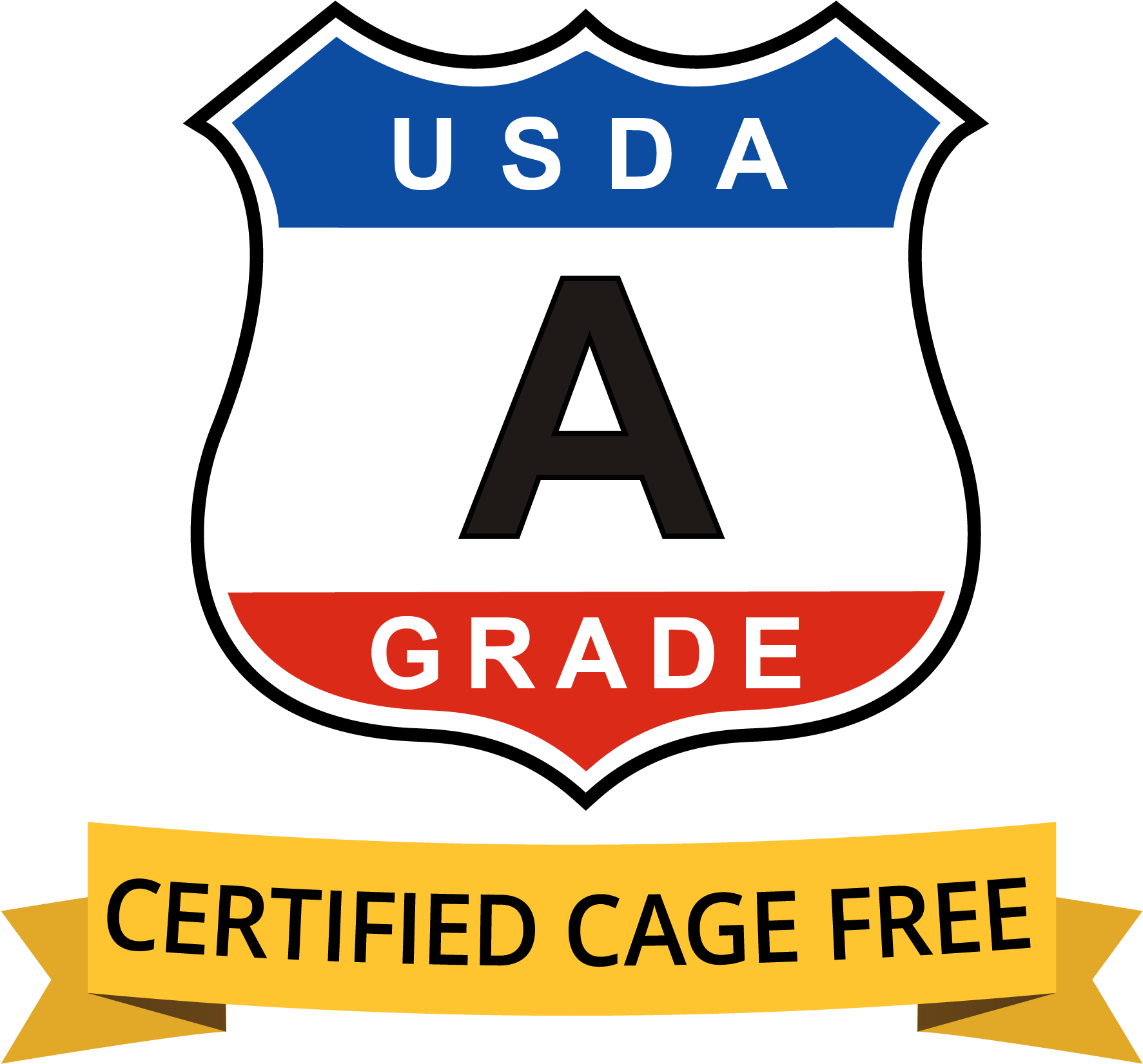 Shell Egg A Grade Cage Free - Certified For Windows Vista (1772x1671), Png Download