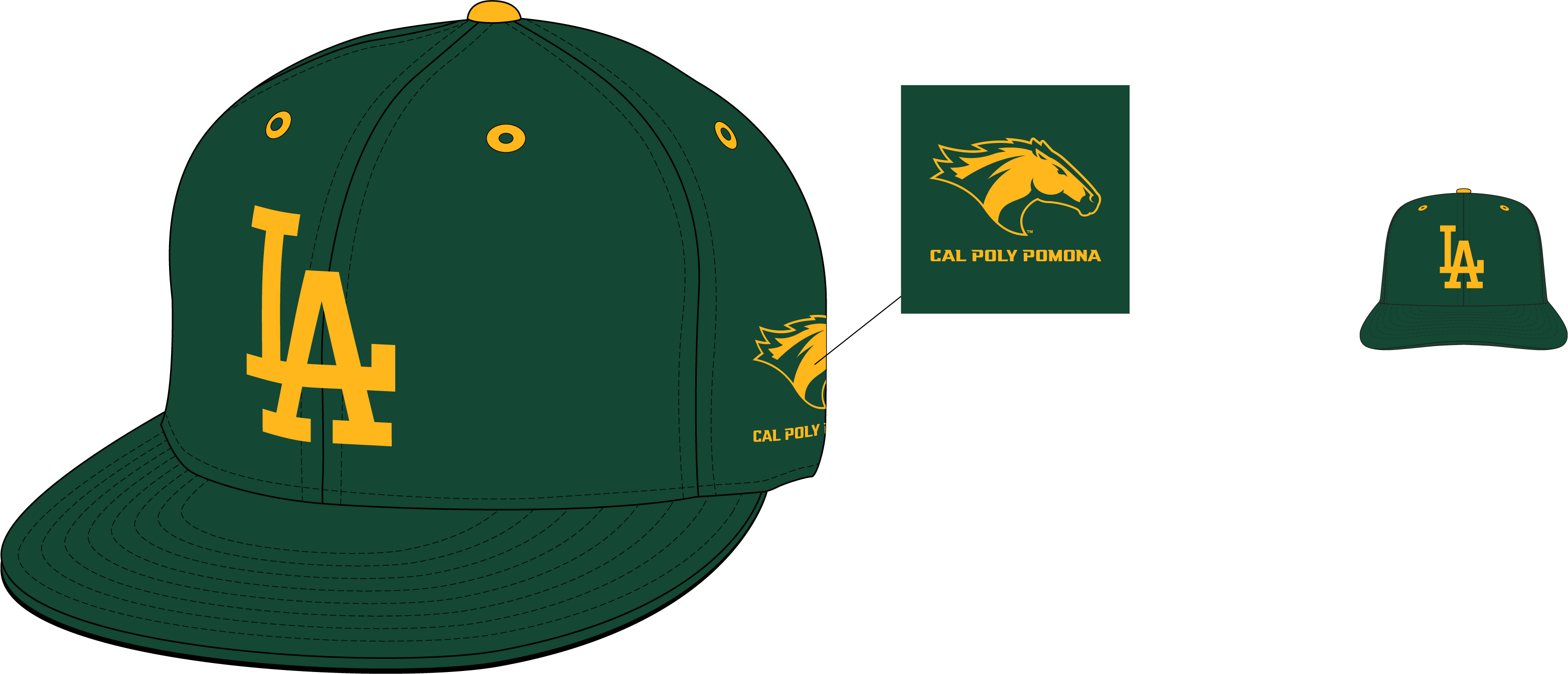 Coupon For A Cal Poly Pomona Hat Will Be Offered May - Los Angeles Dodgers (3126x1344), Png Download
