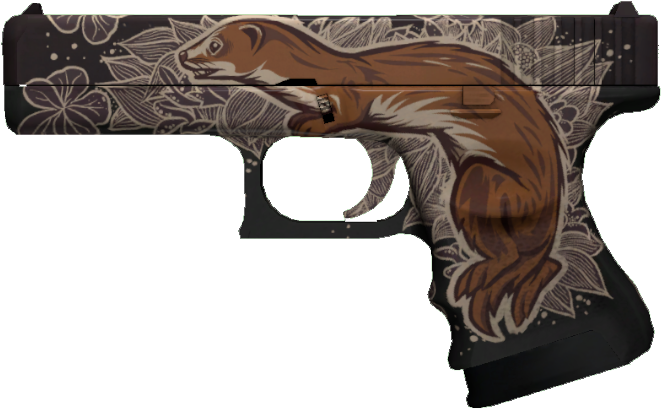 Glock18 Weasel Green - Glock 18 Weasel (735x453), Png Download
