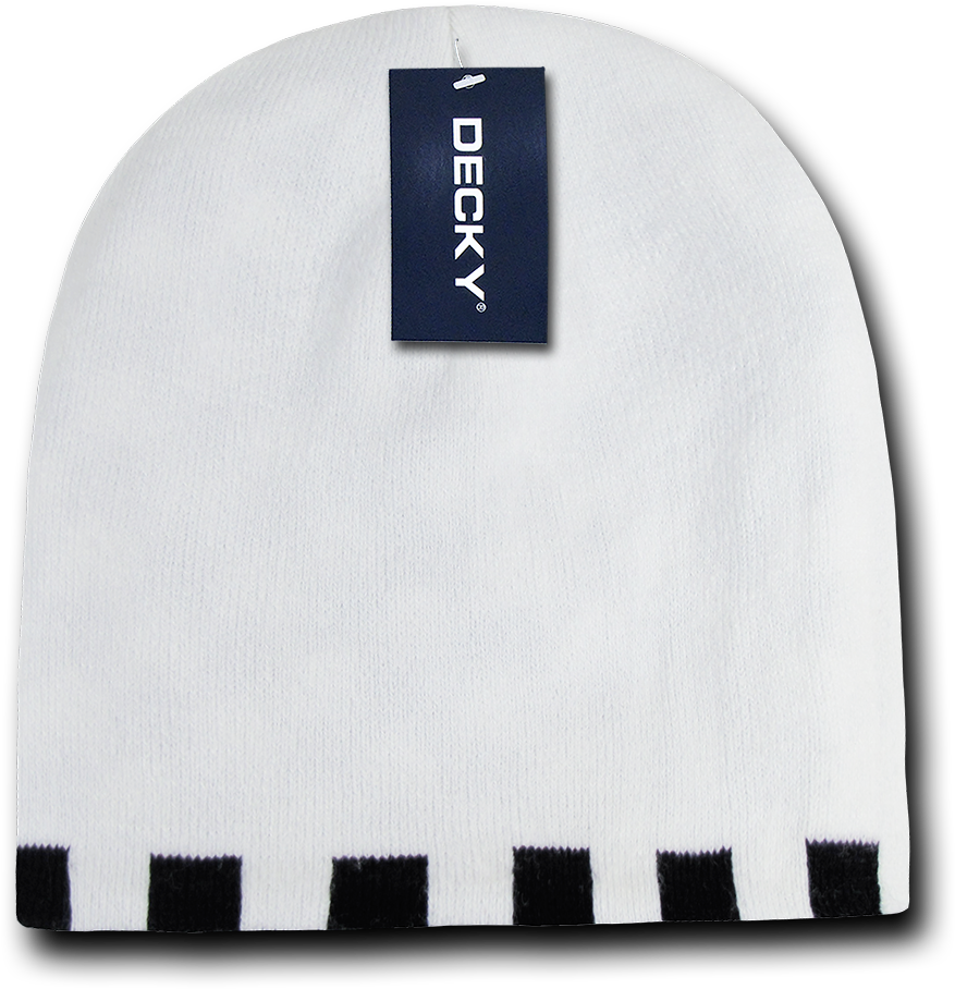 Decky Race Checkered Flag Reversible Beanies Beany - Beanie (1000x1000), Png Download