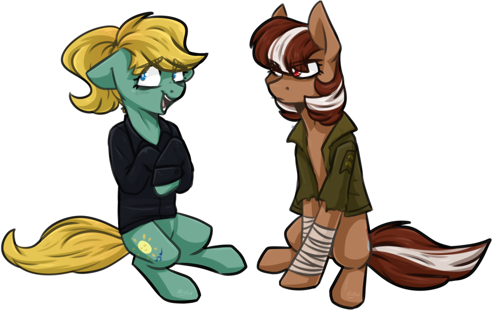 Lrusu, Clothes, Fallout Equestria, Female, Frown, Hoof - Cartoon (1024x649), Png Download