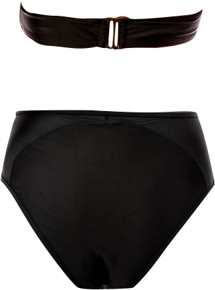 Nissa Bikini Bottom- Black - Panties (731x1023), Png Download