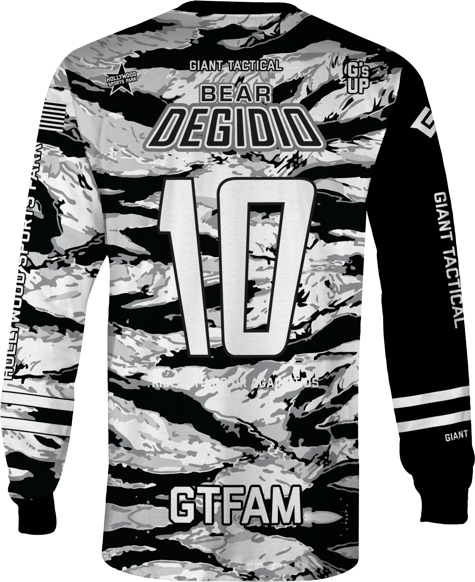 Gt Fam Jersey - Long-sleeved T-shirt (1636x2000), Png Download