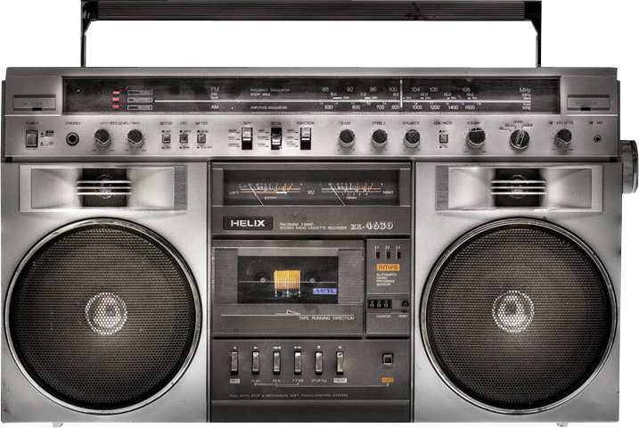 Boombox - Inventos De Los 80s (717x480), Png Download