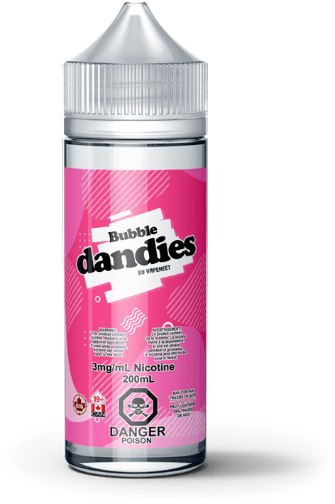 Bubble E-liquid Dandies 200ml 0 Mg/ml - Ultimate 100 E Juice (780x784), Png Download