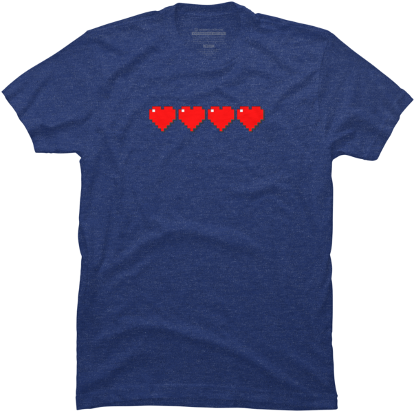 8-bit Heart Lives - More Chill T Shirt (650x650), Png Download
