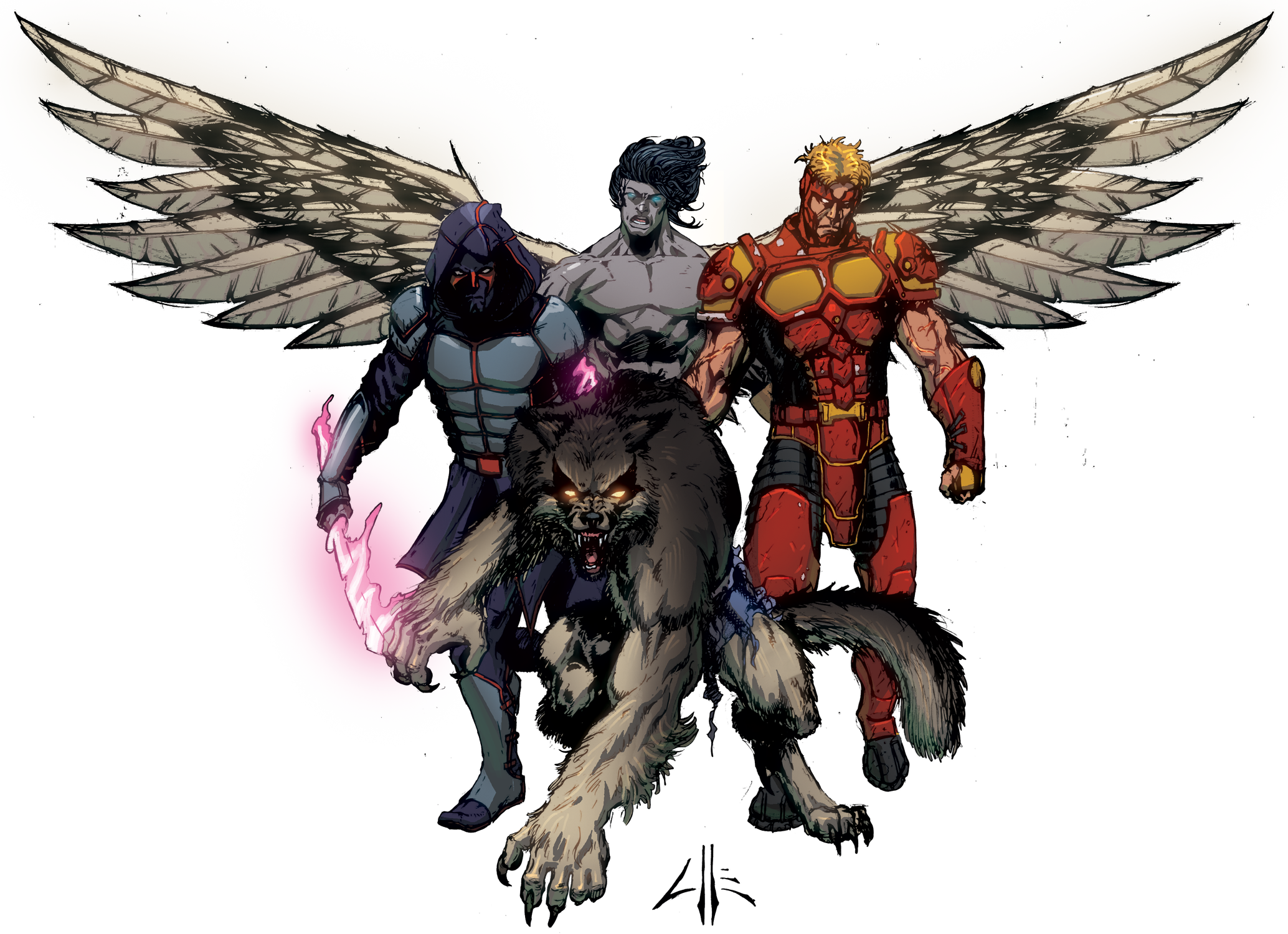 Lone Wolf Comics, An Independent Comic Publishing Company, - Fairy (2068x1500), Png Download