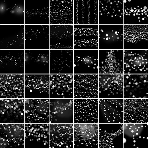 White Bokeh Overlays Example Image - Monochrome (750x500), Png Download
