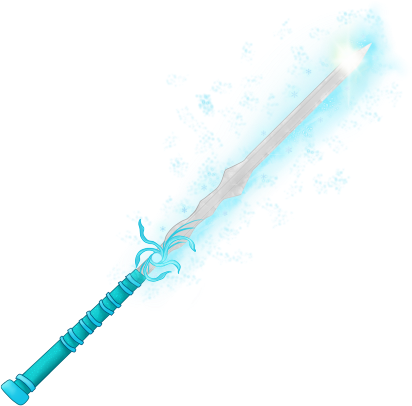 Amandas Frost Sword By Skatermuff On Deviantart Image - Ice Sword Transparent (901x886), Png Download