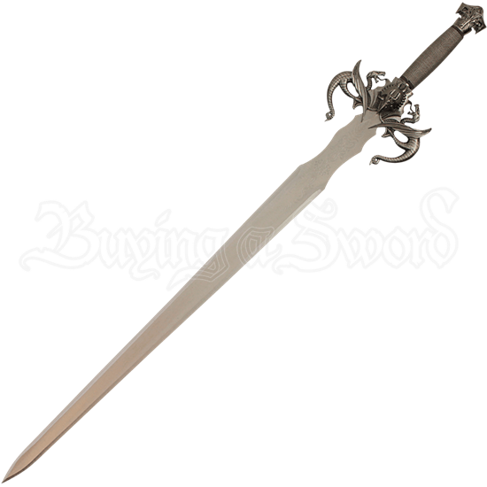 Dragon Guard Sword With Plaque Medieval Swords Png - Sword (550x550), Png Download