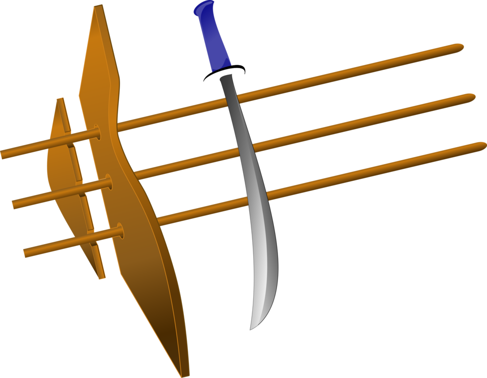 Computer Icons Drawing Sword Weapon Download - Clip Art (438x340), Png Download