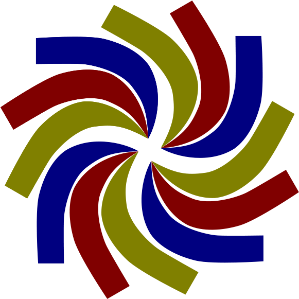 Forestgreen Coloured Swirl Png Images (600x600), Png Download